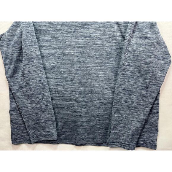 Under Armour 1/4 Zip Pullover Men’s Size XL Gray Neon Yellow Logo Long Sleeve - Picture 8 of 9